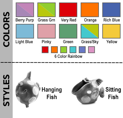 Examples of colors and styles